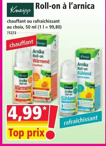 Norma KNEIPP Roll-on à l'arnica offre