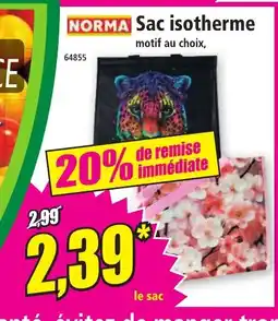 Norma Sac isotherme offre