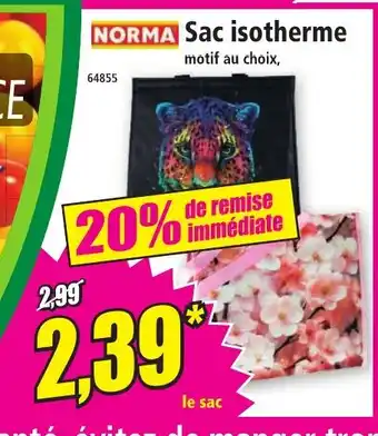 Norma Sac isotherme offre