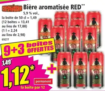 Norma COMPAÑEROS Bière aromatisée RED offre