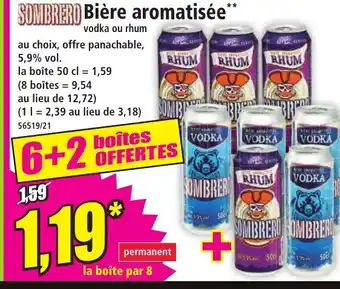 Norma SOMBRERO Bière aromatisée offre
