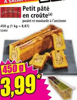 Norma Petit pâté en croûte offre