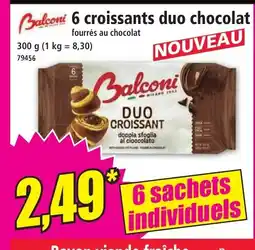 Norma BALCONI 6 croissants duo chocolat offre