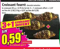 Norma Croissant fourré chocolat noisettes offre