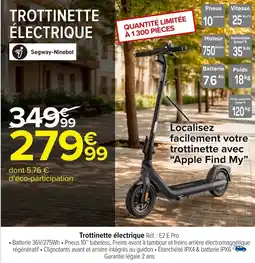 Carrefour Trottinette électrique offre