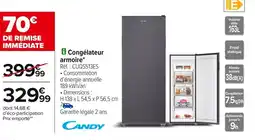 Carrefour CANDY Congélateur armoire offre