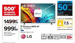 Carrefour LG Téléviseur QNED 4K offre