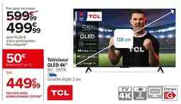 Carrefour TCL Téléviseur QLED 4K offre