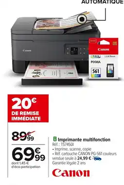 Carrefour CANON Imprimante multifonction offre