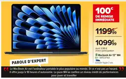 Carrefour MacBook Air 13" M4 offre