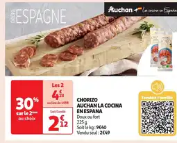 Auchan Chorizo auchan la cocina offre