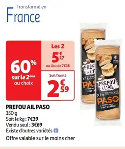 Auchan PASO Prefou ail offre