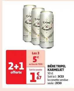 Auchan TRIPEL KARMELIET Bière offre