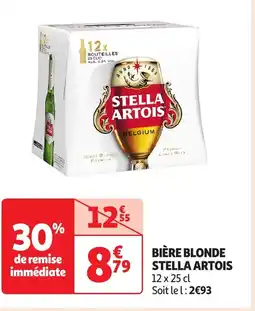 Auchan STELLA ARTOIS Bière blonde offre