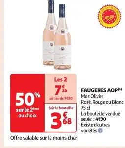 Auchan Faugeres aop offre