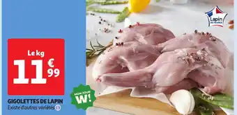 Auchan Gigolettes de lapin offre