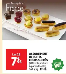Auchan Assortiment de petits fours sucrés offre