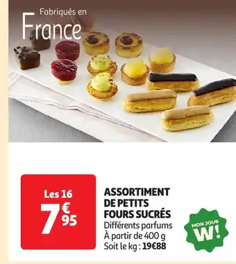 Auchan Assortiment de petits fours sucrés offre