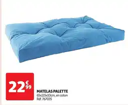 Auchan Matelas palette offre