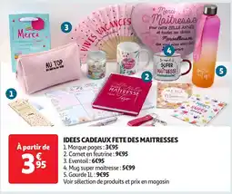 Auchan Idees cadeaux fete des maitresses offre