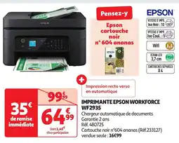 Auchan EPSON Imprimante epson workforce wf2935 offre