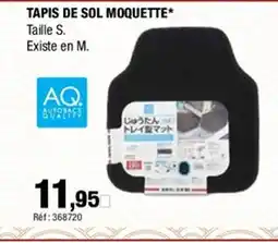 Autobacs Tapis de sol moquette offre