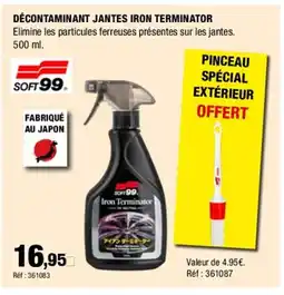 Autobacs Décontaminant jantes iron terminator offre