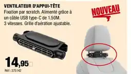 Autobacs Ventilateur d'appui-tête offre