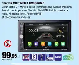 Autobacs Station multimédia rmd807dab offre