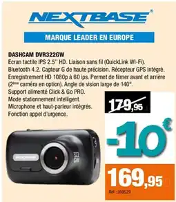 Autobacs Dashcam dvr322gw offre