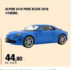 Autobacs Alpine a110 pure bleue 2018 offre