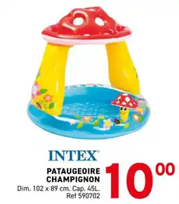 Intex pataugeoire champignon
