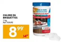 Trafic Chlore en briquettes offre