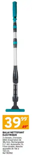 Trafic Balai nettoyant electrique offre