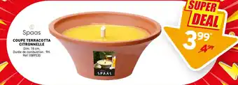 Trafic Spaas coupe terracotta citronnelle offre