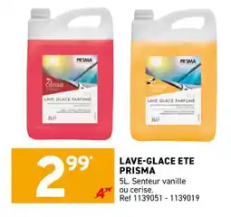 Trafic Lave glace ete prisma offre