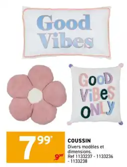 Trafic Coussin offre