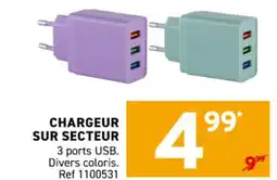 Trafic Chargeur sur secteur offre