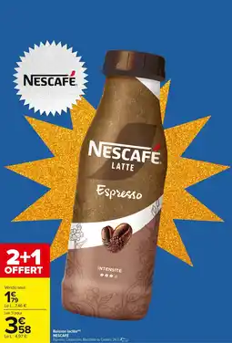 Carrefour Market NESCAFÉ Boisson lactée offre