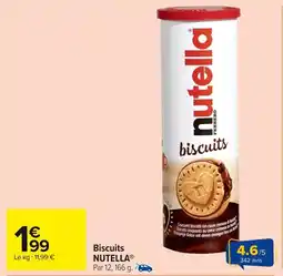 Carrefour Market NUTELLA Biscuits offre