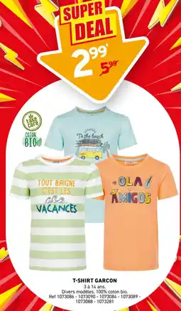 Trafic T shirt garcon offre
