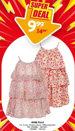 Trafic Robe fille offre