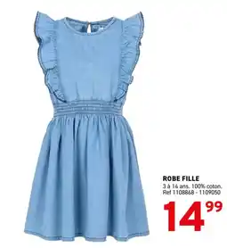Trafic Robe fille offre