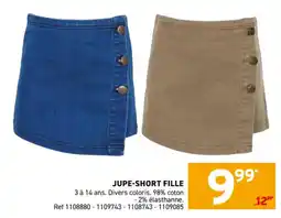 Trafic Jupe short fille offre
