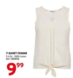 Trafic T shirt femme offre