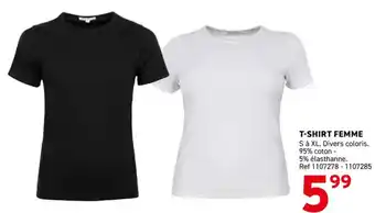 Trafic T shirt femme offre