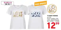 Trafic T shirt femme offre