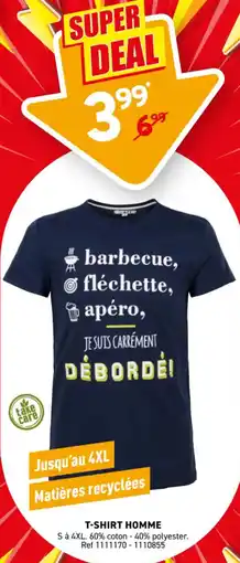 Trafic T shirt homme offre