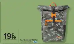 Carrefour Sac à dos isotherme offre
