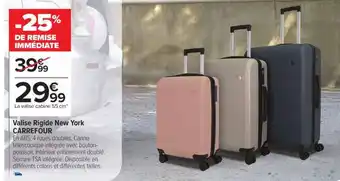 Carrefour Valise rigide New York CARREFOUR offre
